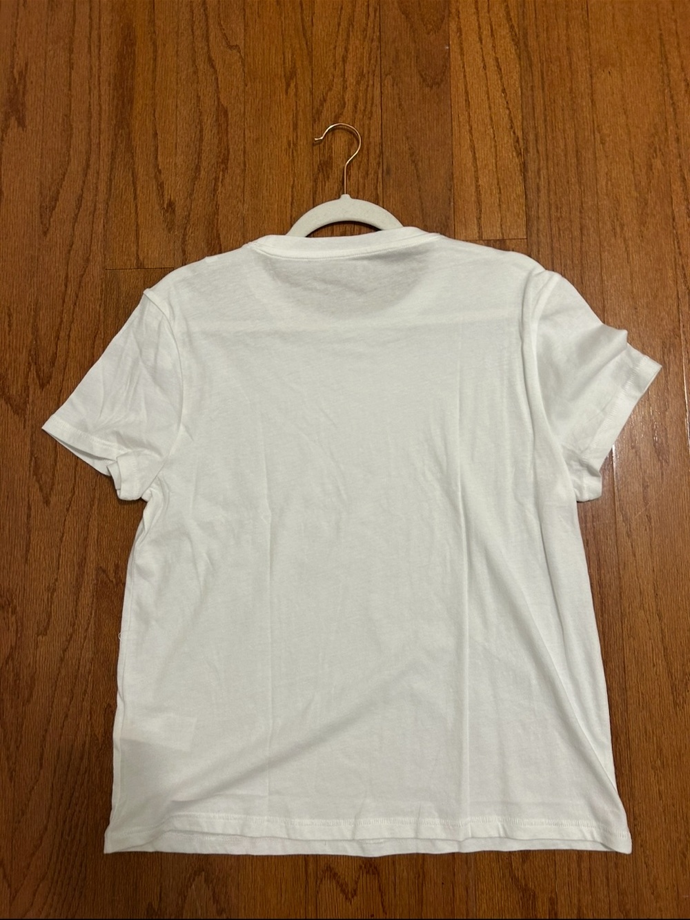 J.Crew Vintage Jersey White Classic Tee Shirt Minimalist Cotton Top L - Picture 4 of 7